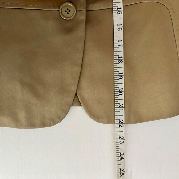 Worthington Petite NEW Career Office Blazer Jacket Beige Tan Lined Size 4P - Picture 8 of 10